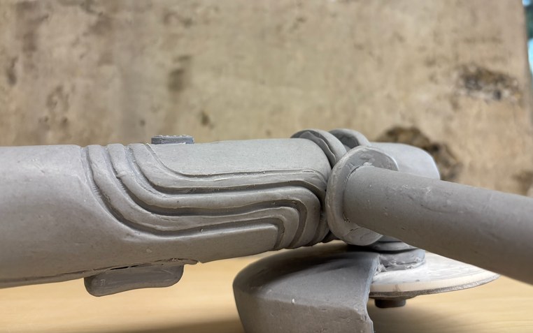 Angle grinder prototype form
