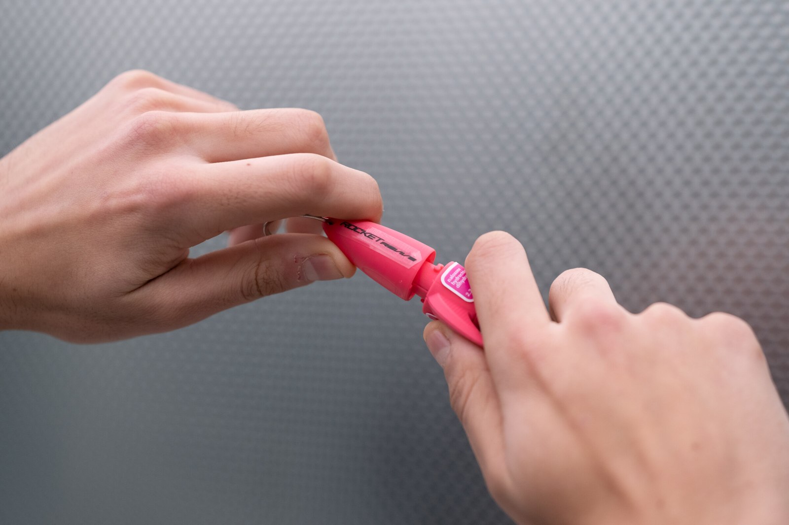 Rocket Revive opening to reveal the naloxone nasal spray